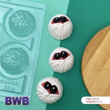 Mummy Spheres 3-Part Chocolate Mold (BWB) - ViaCheff.com